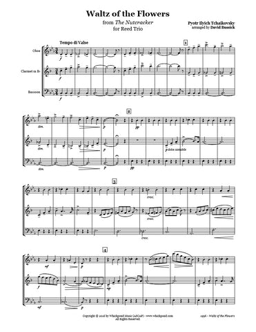 Nutcracker Waltz of the Flowers Oboe/Clarinet/Bassoon Trio