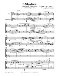 Vaughan Williams 6 Studies Oboe/English Horn Duet