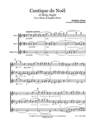 O Holy Night Oboe/English Horn Trio