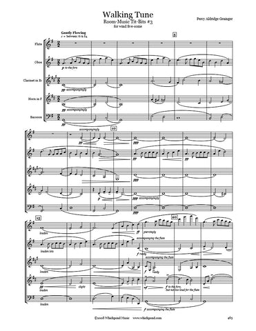 Grainger Walking Tune Wind Quintet