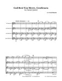 God Rest You Merry Gentlemen Clarinet Quartet