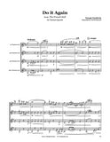 Gershwin Do It Again Clarinet Quartet