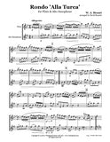 Mozart Turkish March Flute/Alto Saxophone Duet