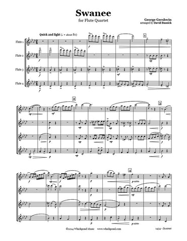 Gershwin Swanee Flute Quartet