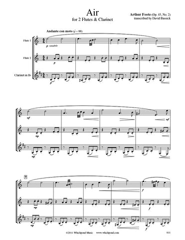 Foote Air Flute/Clarinet Trio