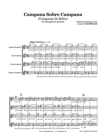 Campana Sobre Campana Saxophone Quartet