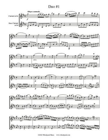 Beethoven 3 Duos Clarinet Duet