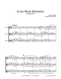 Holst In the Bleak Midwinter Flute Trio
