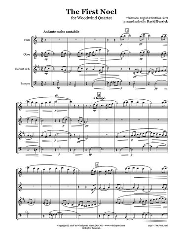 The First Noel Wind Quartet