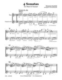 Scarlatti 4 Sonatas Flute/Clarinet Duet