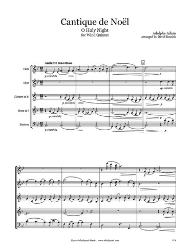 O Holy Night Wind Quintet