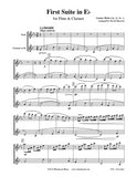 Holst First Suite Flute/Clarinet Duet