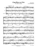 Ibert Cinq Pièces Flute/Clarinet Trio