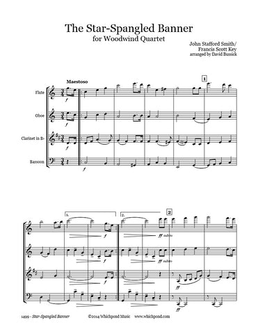 Star Spangled Banner Wind Quartet