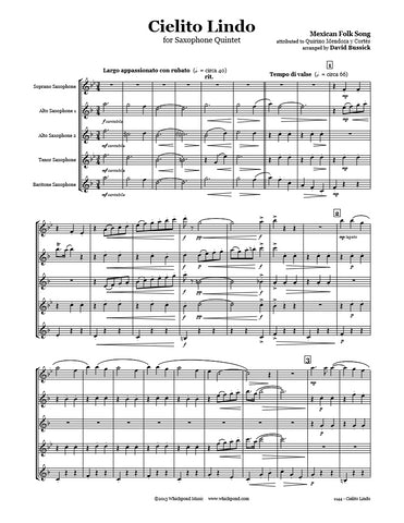 Cielito Lindo Saxophone Quintet