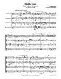 Fauré Sicilienne Clarinet Quartet