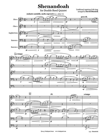 Shenandoah Double Reed Quintet
