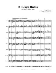 Mozart 2 Sleigh Rides Flute Choir & Bells