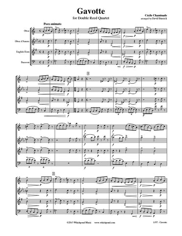 Chaminade Gavotte Double Reed Quartet
