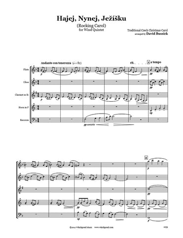 Rocking Carol Wind Quintet