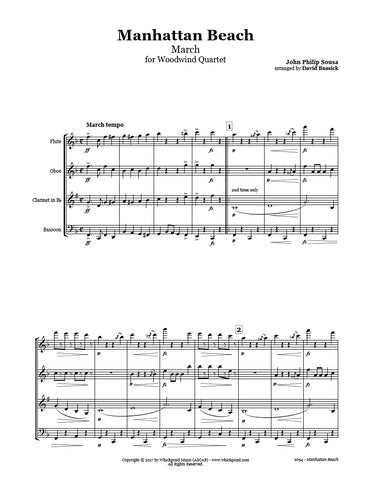 Sousa Manhattan Beach March Wind Quartet