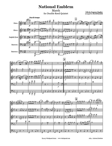 National Emblem March Double Reed Quintet