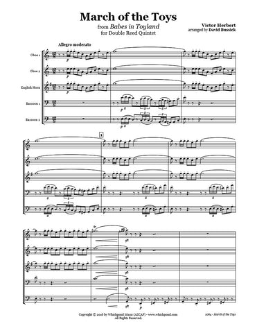 Herbert March of the Toys Double Reed Quintet