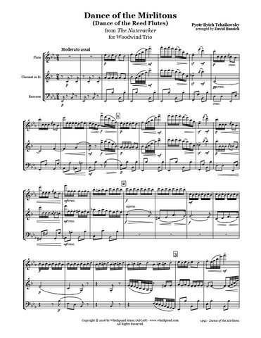 Nutcracker Dance of the Mirlitons Flute/Clarinet/Bassoon Trio