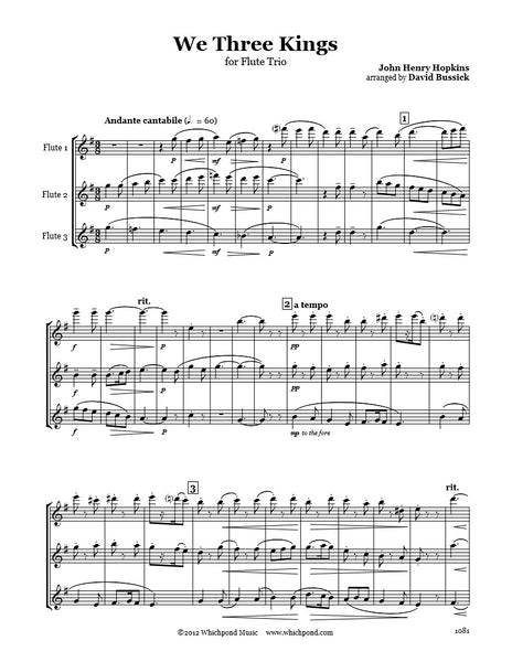 We Three Kings Flute Trio