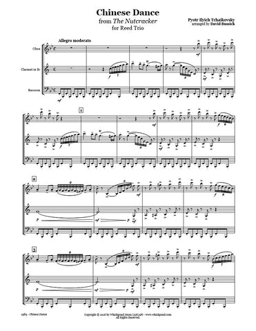 Nutcracker Chinese Dance Oboe/Clarinet/Bassoon Trio