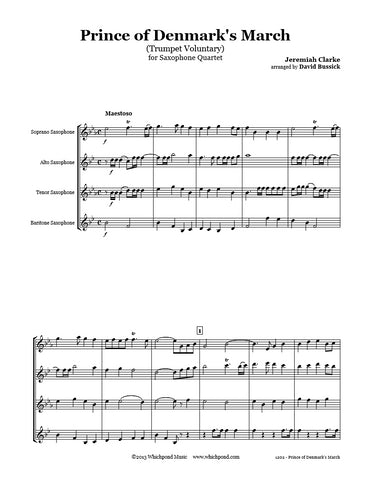 Trumpet Voluntary Saxophone Quartet