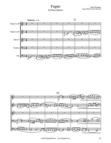 Honegger Brass Quintet