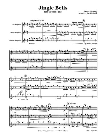 Jingle Bells Saxophone Trio