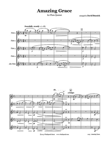 Amazing Grace Flute Quintet