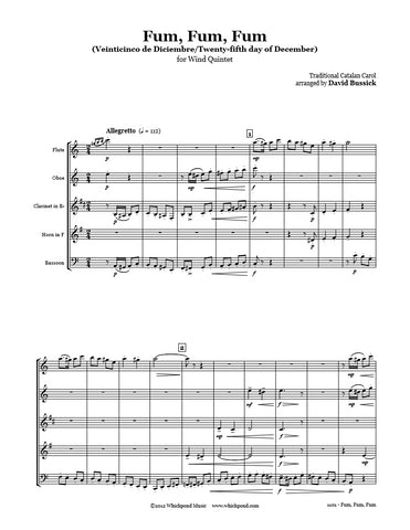 Fum Fum Fum Wind Quintet