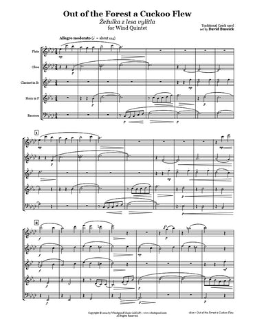 Out of the Forest a Cuckoo Flew Wind Quintet