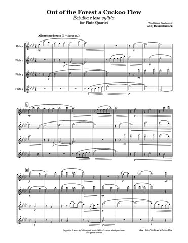 Out of the Forest a Cuckoo Flew Flute Quartet