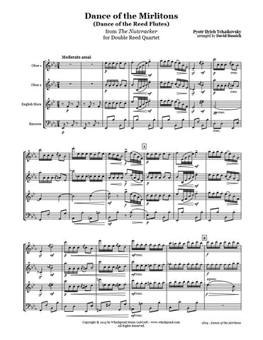 Nutcracker Dance of the Mirlitons Double Reed Quartet