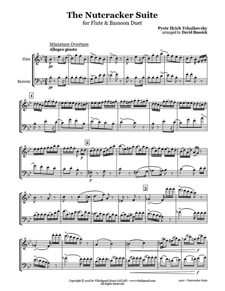 Nutcracker Suite Flute/Bassoon Duet