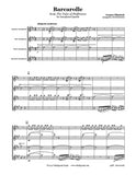Offenbach Barcarolle Saxophone Quartet