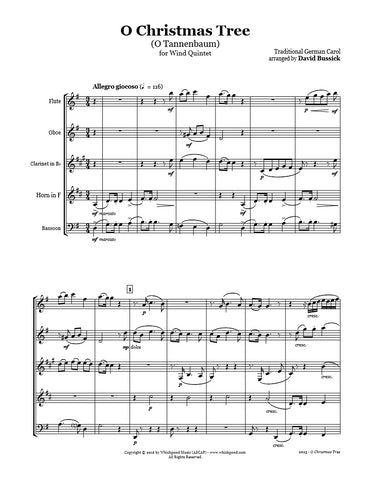 O Christmas Tree Wind Quintet
