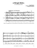 Mozart 2 Sleigh Rides Wind Quartet & Bells
