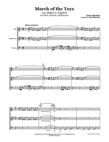 Herbert March of the Toys Flute/Clarinet/Bassoon Trio