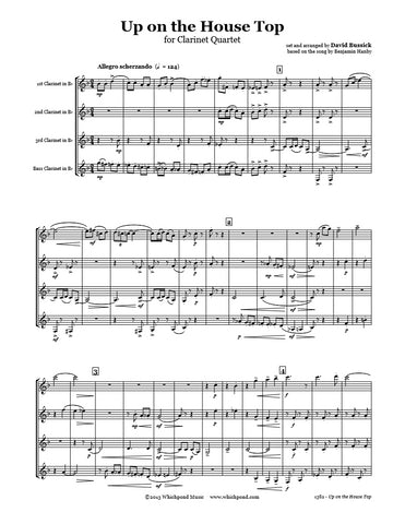 Up on the House Top Clarinet Quartet