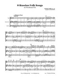 Lyadov 8 Russian Folk Songs Flute/Clarinet/Bassoon Trio