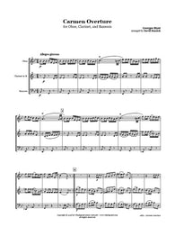 Bizet Carmen Overture Oboe/Clarinet/Bassoon Trio
