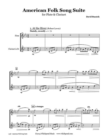American Folk Song Suite Flute/Clarinet Duet