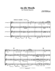 Schubert An die Musik Clarinet Quartet