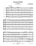 Sousa Semper Fidelis March Clarinet Quintet