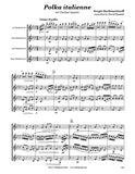 Rachmaninov Polka Italienne Clarinet Quartet
